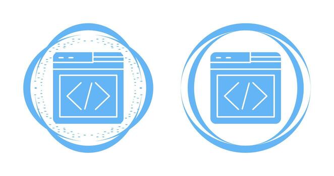 Web Programing Vector Icon