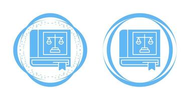 Law Book Vector Icon