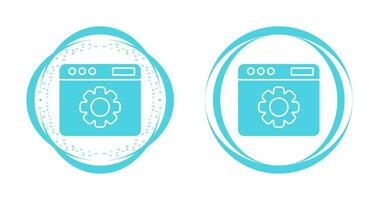 icono de vector de configuración web