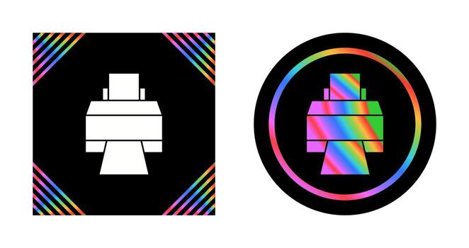 icono de vector de impresora