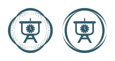 Time Manage Presentation Vector Icon