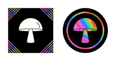 Single Mushroom Vector Icon