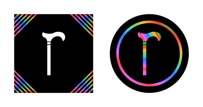 icono de vector de pila de caminar