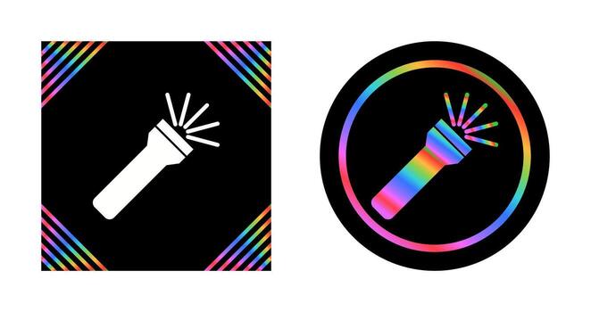 Flashlight Vector Icon