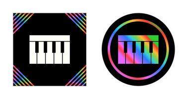 icono de vector de piano