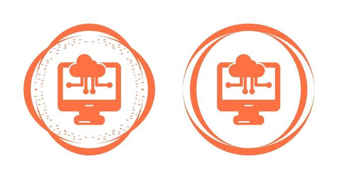 Cloud Computing Vector Icon