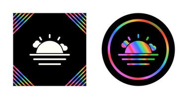 Sunset Vector Icon