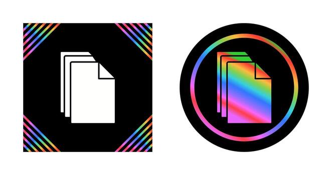 icono de vector de documento