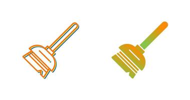 Broom Vector Icon