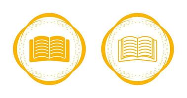 Open Book Vector Icon