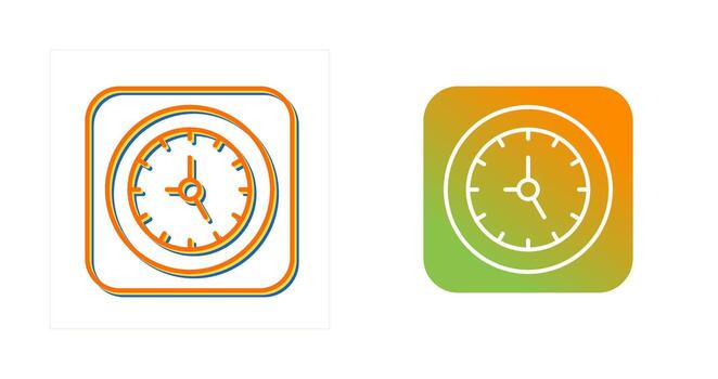 Clock Vector Icon