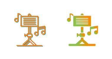 icono de vector de educación musical