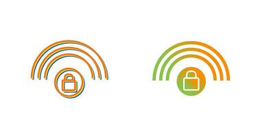 Protected Wifi Vector Icon