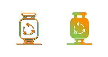 Gas Cylinder Vector Icon