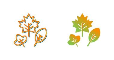 Autumn Leaf Vector Icon