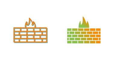 icono de vector de firewall