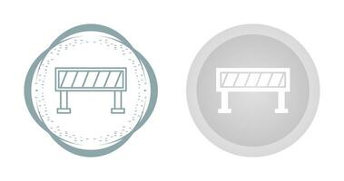 Road Barrier Vector Icon