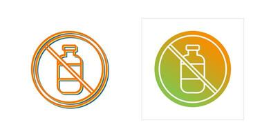 No Liquids Vector Icon