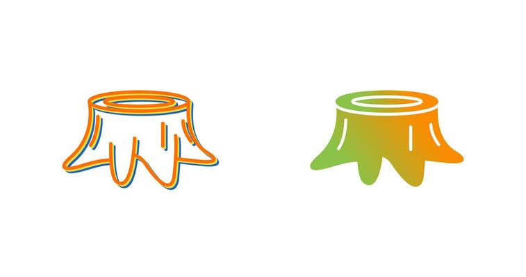 Stump Vector Icon