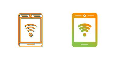 Phone With Signal Vector Icon