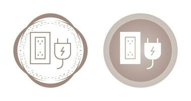Plug and Socket Vector Icon