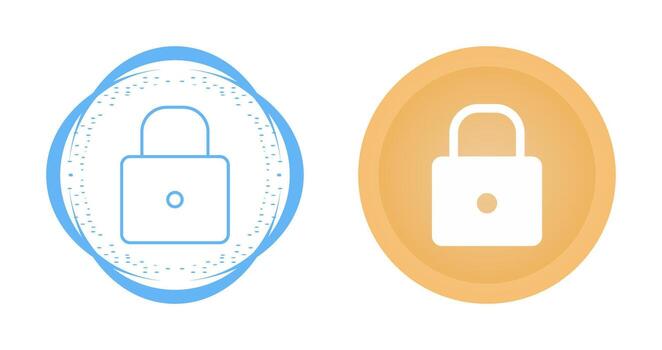icono de vector de bloqueo