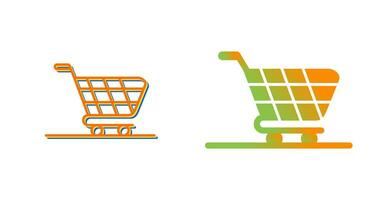 icono de vector de carrito de compras