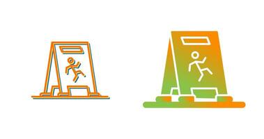 Wet Floor Vector Icon