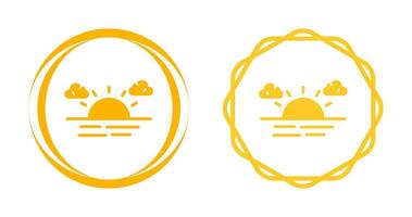 Sunset Vector Icon
