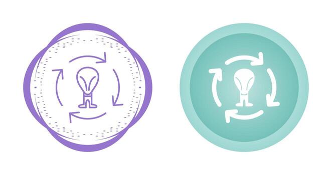 icono de vector de proceso creativo