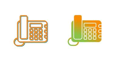 Land Line Phone Vector Icon