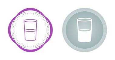 Water Glasses Vector Icon