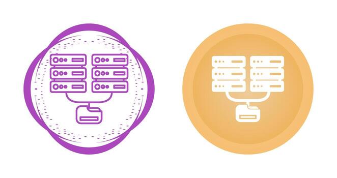 icono de vector de base de datos