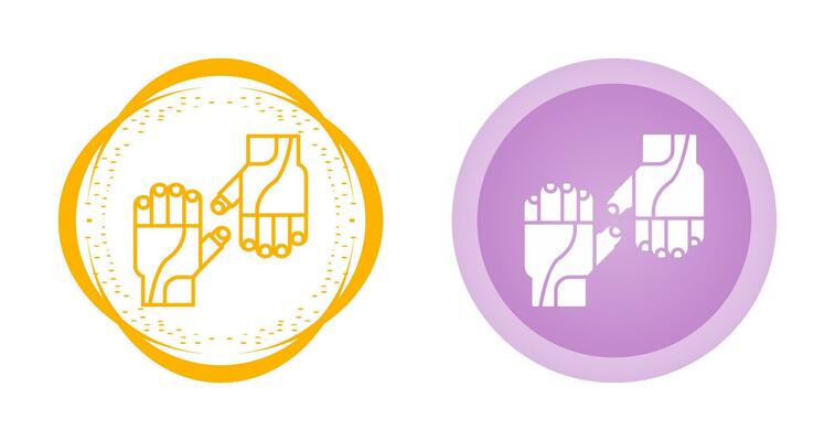 Cycling Gloves Vector Icon