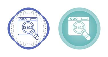 icono de vector de seo