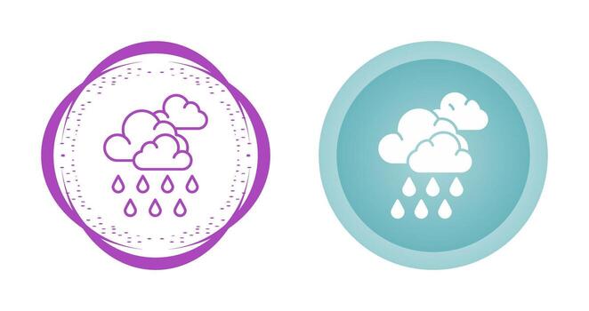 icono de vector de monzón