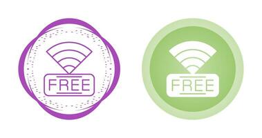 icono de vector wifi gratis