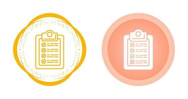 Checklist Vector Icon
