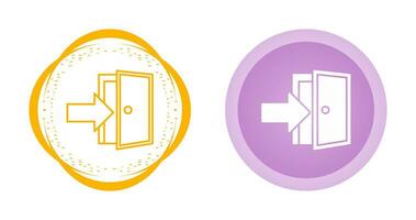 Exit Door Vector Icon