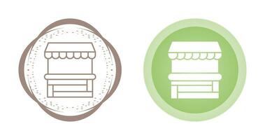 Food Stand Vector Icon