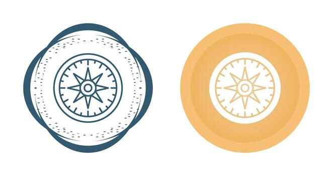 icono de vector de brújula