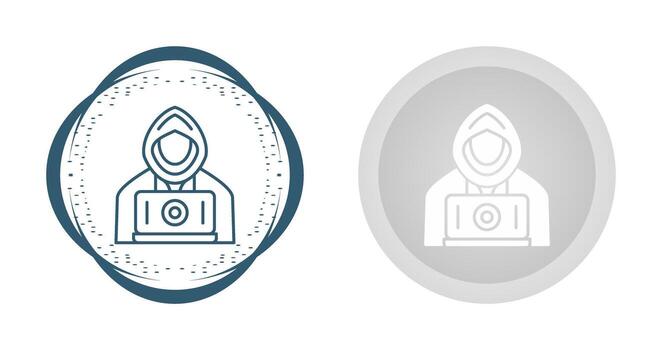 icono de vector de hacker