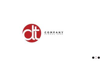DT Alphabet letters Initials Monogram logo TD, D and T vector