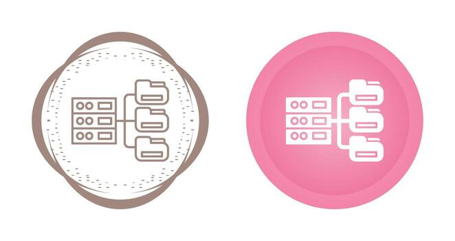 icono de vector de base de datos
