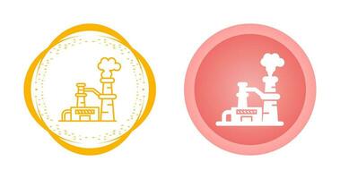 Nuclear Plant Vector Icon