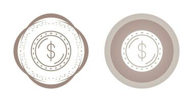 icono de vector de moneda de dólar