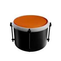 drum 3d rendering icon illustration png