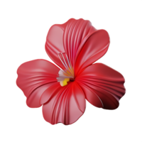 hibiskus 3d tolkning ikon illustration png