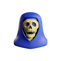 scary 3d rendering icon illustration png