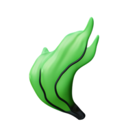 zeewier 3d renderen icoon illustratie png